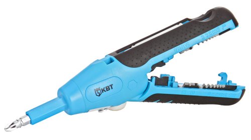 Стриппер КВТ WS-05 для снятия изоляции 0.5-6 мм, отвертка, тестер напряжения  картинка